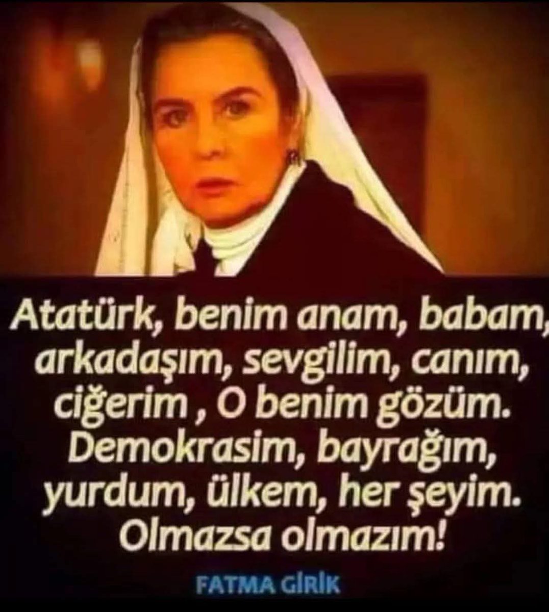 Saygıyla Fatma Girik 🫶🌿♥️
Rahmetle 🤲