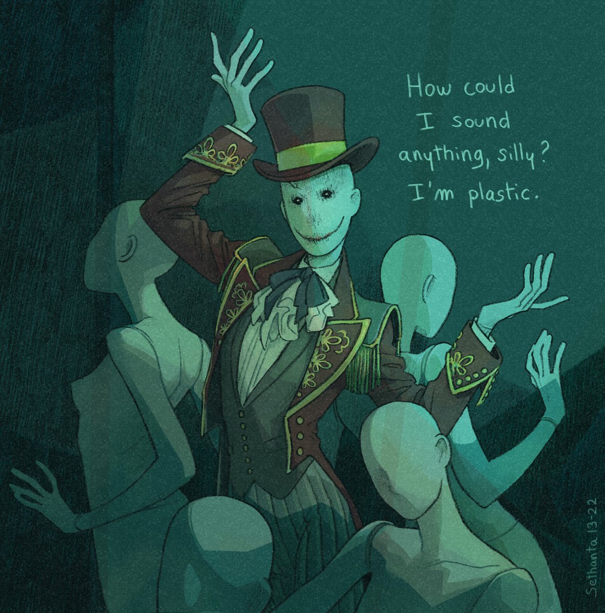 sethanta1322's tweet image. He got really boring, and I’m a monster. I mean, what do you want me to do – not pull him apart? 🤡 #tma #tmanikola #themagnusarchivesnikola #nikolaorsinov