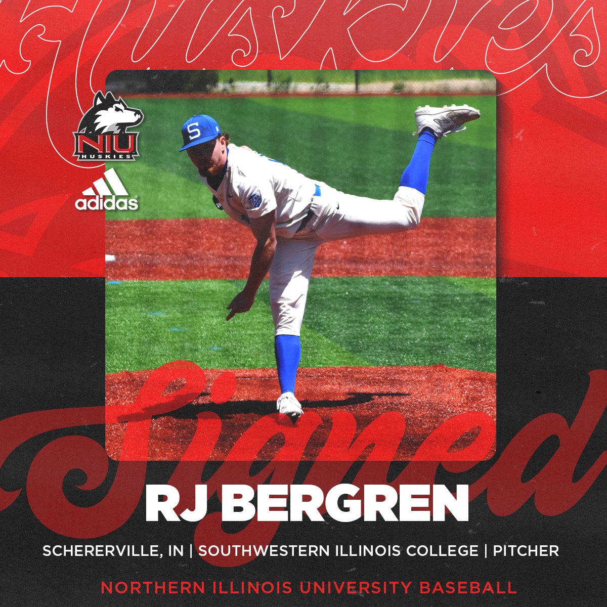 NIU_Baseball's tweet image. SIGNED🖊️
Left-handed pitcher RJ Bergren is joining the Huskies!