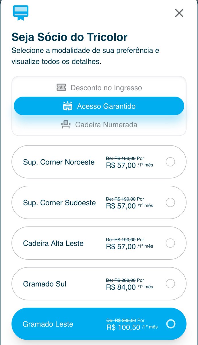 soccergfbpa's tweet photo. O site voltou!

O Grêmio possui modalidades de associação de todos os tipos e para todas as idades, como Sócio Infanfil, Juvenil, Sócios com desconto na compra de ingresso e Sócio Cadeira.

Tem modalidade até para quem mora longe e não frequenta a Arena, a partir de R$ 29,90.

No momento há um grande desconto no 1° mês para Sócios Cadeira.

🔗 Se associe em: https://t.co/LsrCLAkH0u