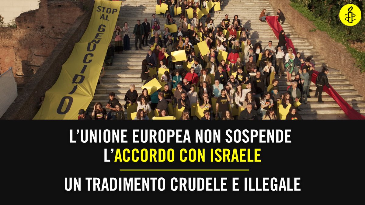 Il rifiuto dell’Unione europea di sospendere il suo accordo con Israele è un tradimento crudele e illegale della visione e del progetto europei.