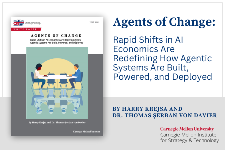 cmist_cmu's tweet image. ICYMI: AI’s economics are shifting—fast.
@HarryKrejsa & @tsvondavier (@SEI_CMU) explain how low-cost inference & models are upending development norms, energy use & data governance.
Catch up here: cmu.edu/cmist/tech-and…