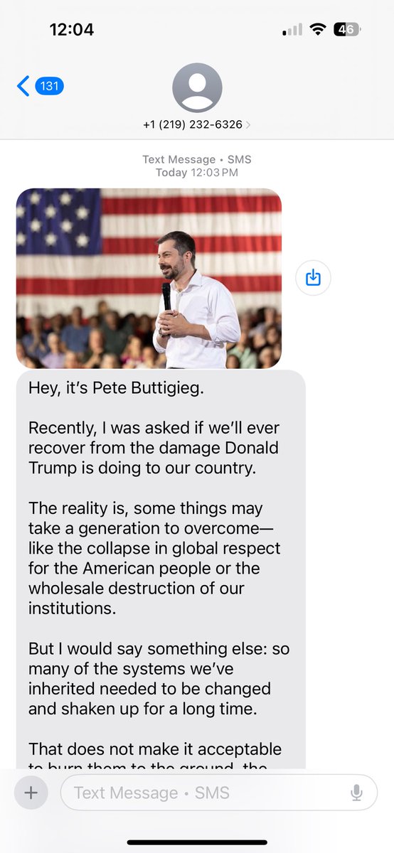 KeystoneDem's tweet image. Just got a Pete Buttigieg fundraising text 👀 I’m not ready for this season to be starting already 😩