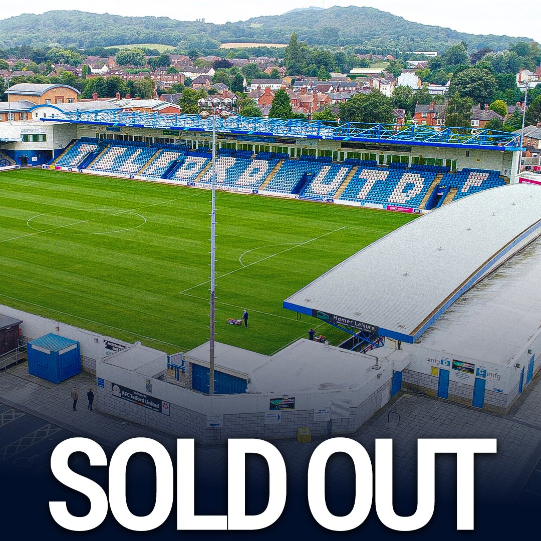 Away tickets for tonight's game have now sold out, so please do not attend unless you already have one 🎟️

Thank you for your support 👏