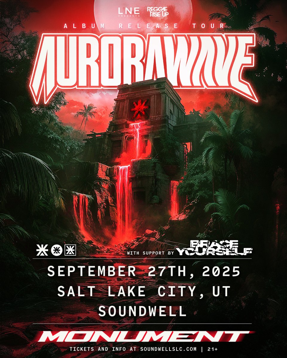SoundwellSLC's tweet image. NEW SHOWS ADDED📣
9.27 - @aurorawavemusic Album Release Tour (On Sale FRI @ 10AM MT)
Head to @ReggaeRiseUp's page to Enter to WIN Tickets!
11.05 - @tagabowPHL (On Sale FRI @ 10AM MT)
Save the dates!📍
Tickets @ SoundwellSLC.com 🎶
#SoundwellSLC #ReggaeRiseUp #LNE