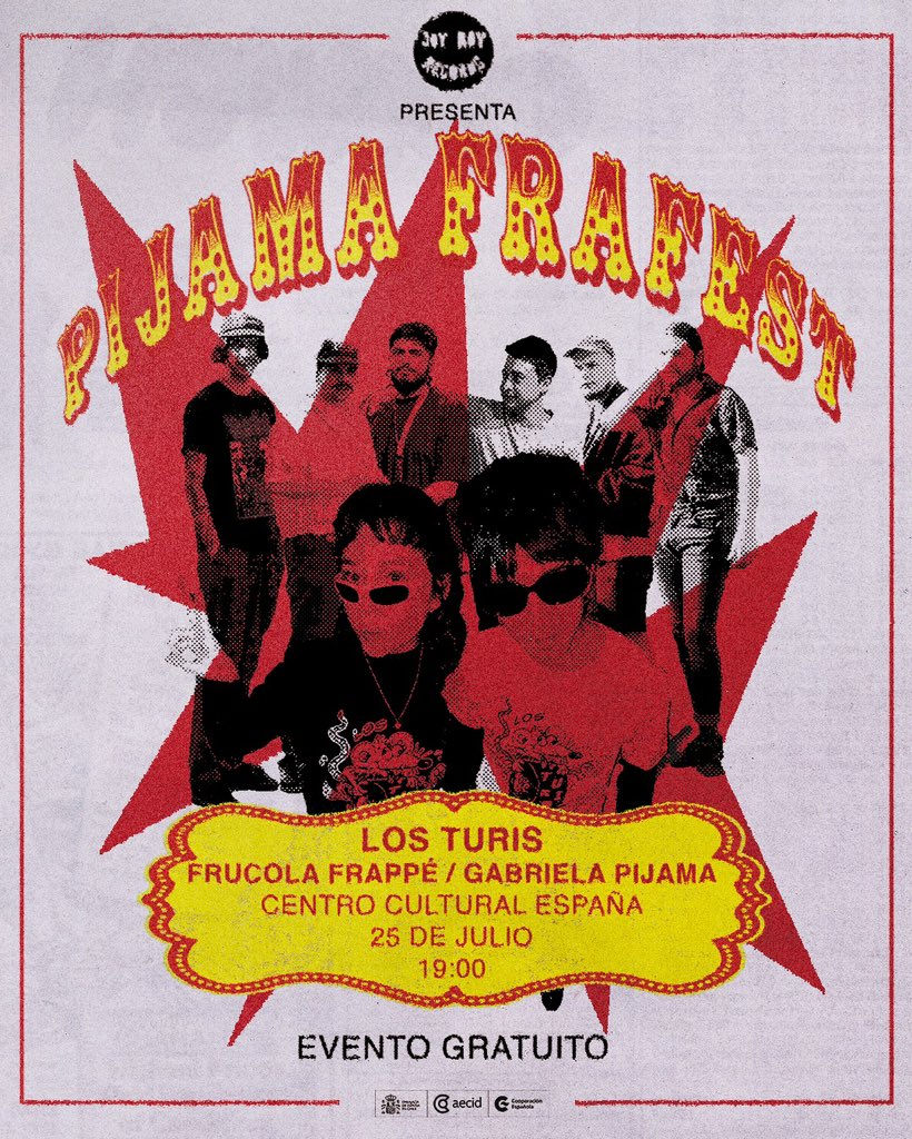 ya ctm prox viernes GRATIS LOS TURIS/GABRIELA PIJAMA/FRUCOLA

gabi y yo en el PIJAMA FRAFEST 3 HORAS DE ROK