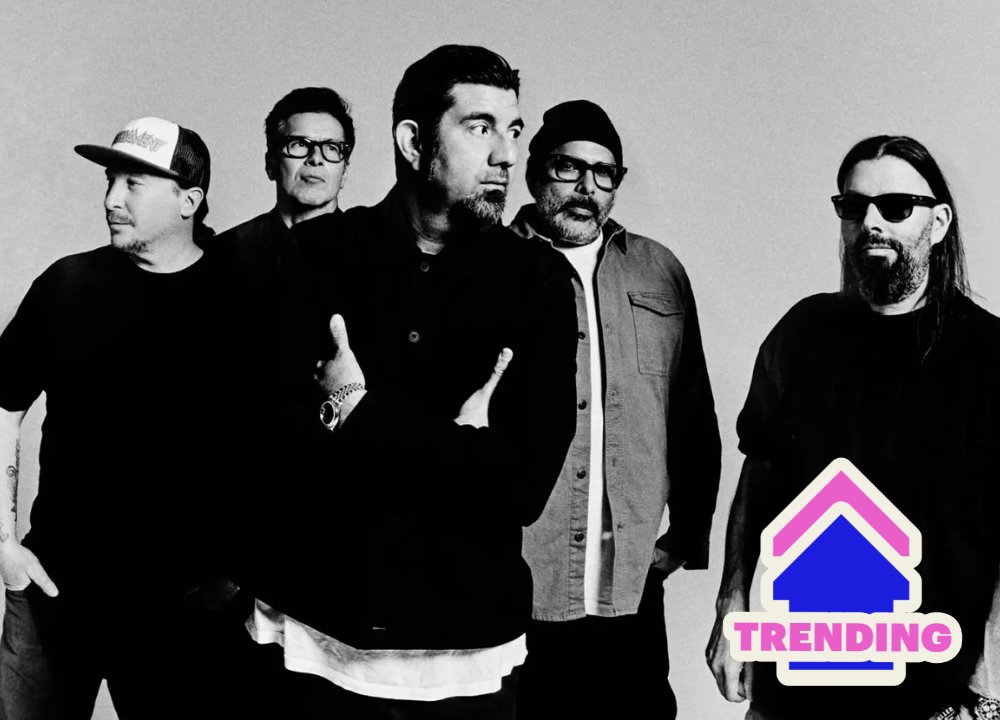 officialcharts's tweet image. #Deftones (@deftones) have released their first single in four years. Marking their comeback and the release of #mymindisamountain, the Sacramento band jump into this week's Official Trending Chart 🖤

Full chart 🔗 officialcharts.com/chart-news/tre…