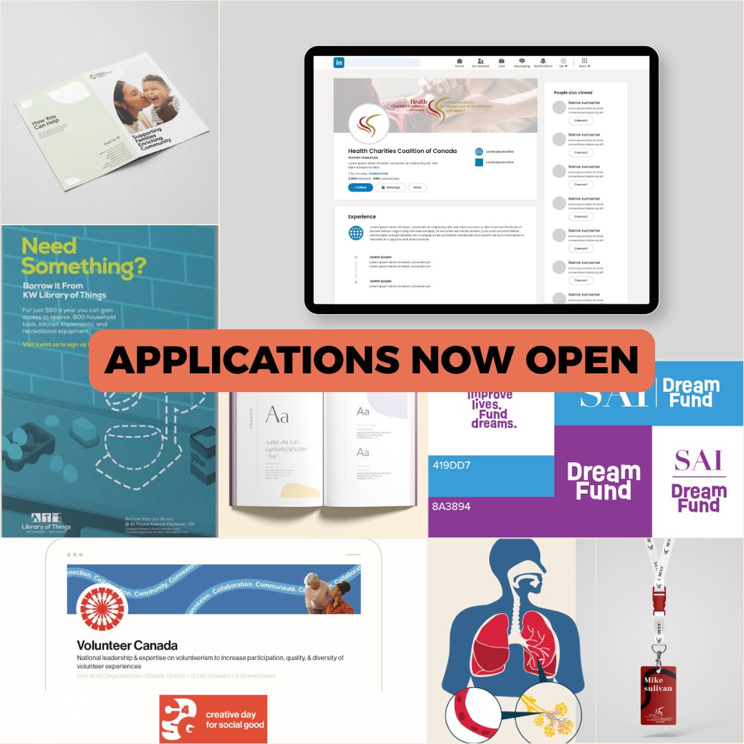 capacitycanada's tweet image. 🚀 Nonprofits, it’s your time to shine!  

Get pro-level design &amp;amp; marketing from passionate creatives.  

📣 Amplify your mission — drive change.  
⚡️ Limited spots. Apply now 👉 buff.ly/6XinSMg

#CD4SG #CreativeDayForSocialGood #CreativeImpact #SocialGood