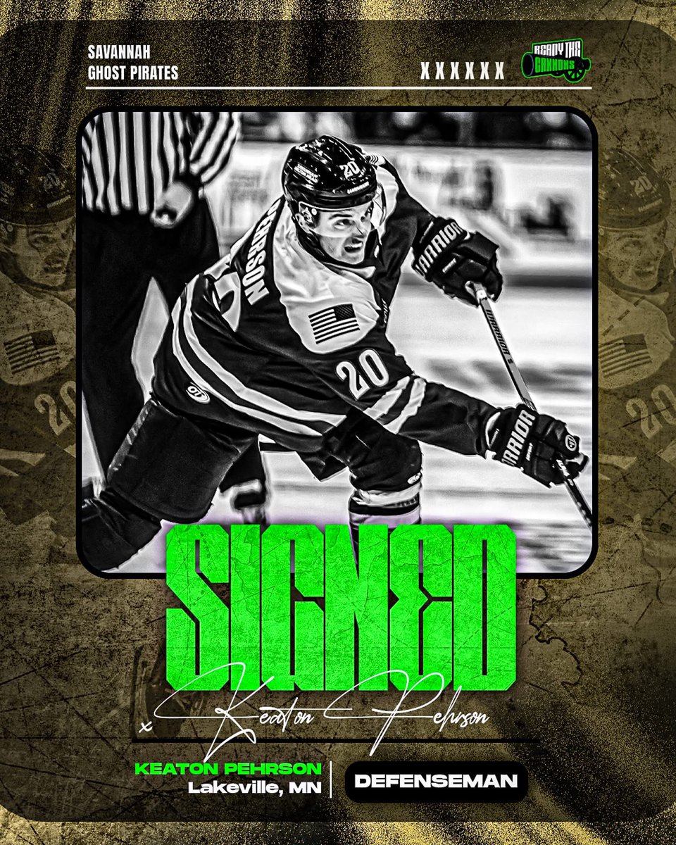 SavGhostPirates's tweet image. Keaton Pehrson is returning to Savannah for the 2025-26 season! #ReadyTheCannons
➡️ ghostpirateshockey.com/news/2025/07/s…