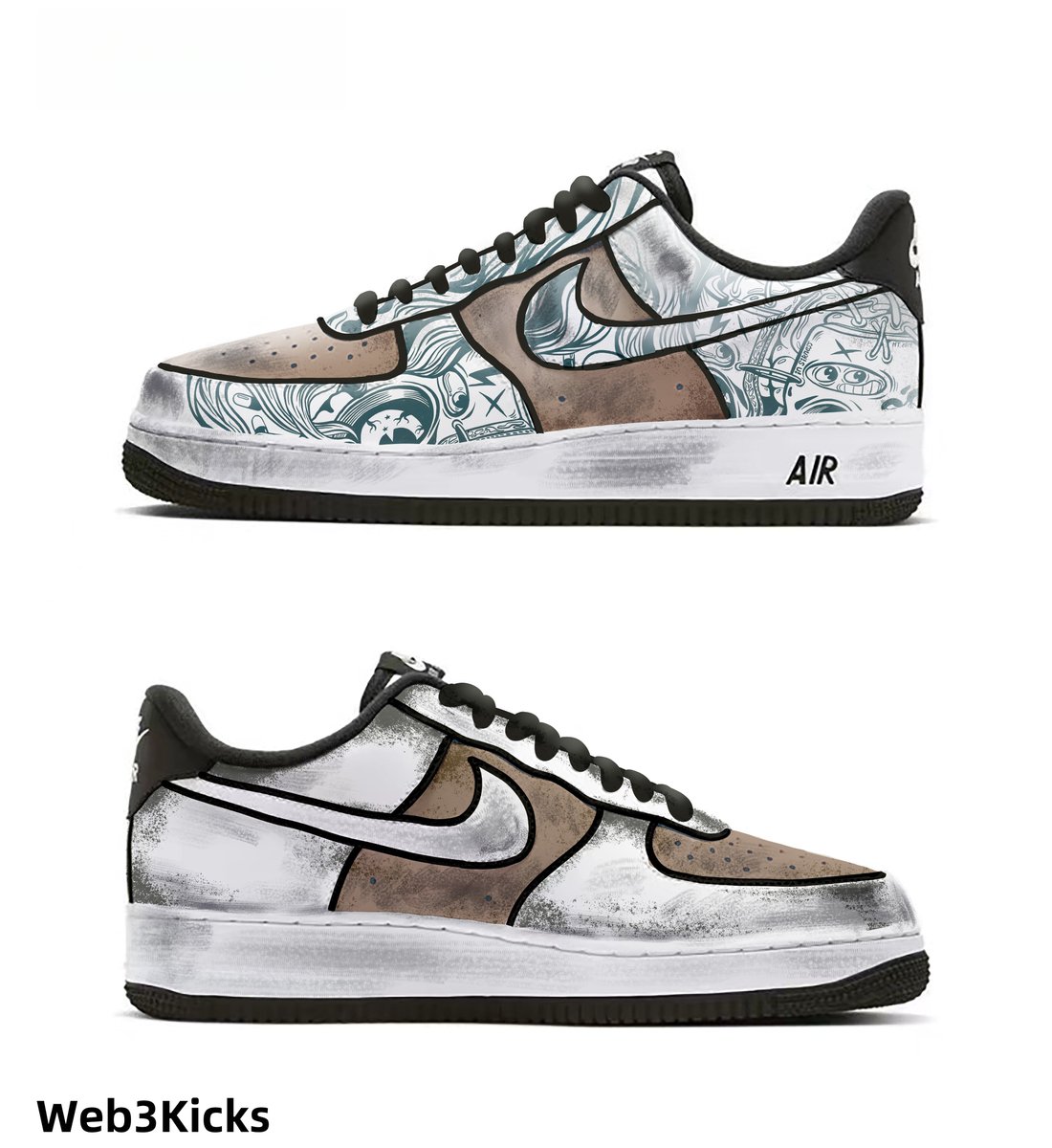 Web3_Kicks's tweet photo. Future isnโt always destruction โ sometimes, itโs healing๐ฑโ๏ธ
This AF1 design imagines a future where cracks are not flaws, but pathways to restoration
Sketch lines, scar textures, and fluid anatomy all tell a story of repair ๐โจ
#Web3Kicks #AF1Customs https://t.co/vMCUXLwupd