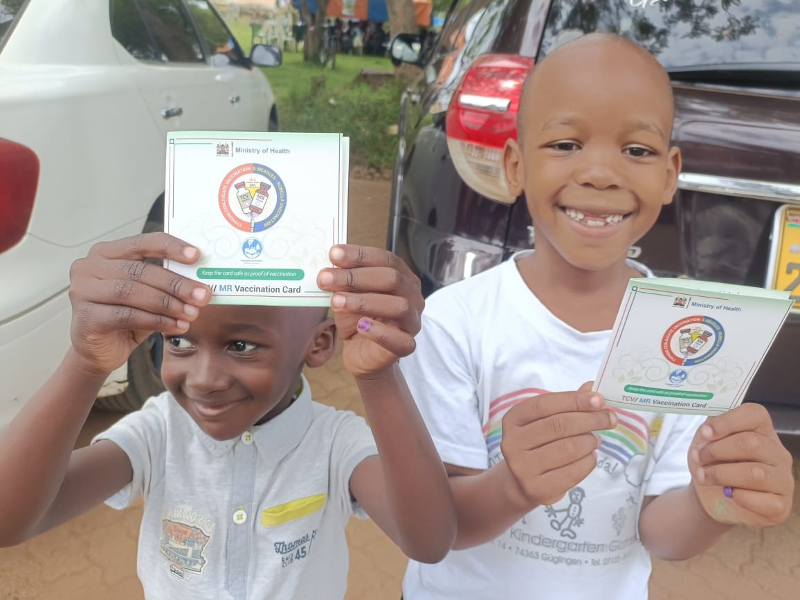 PreventTyphoid's tweet image. #Kenya’s integrated TCV and MR campaign will help protect children from #typhoid and #MeaslesRubella, supporting Kenya’s #BigCatchUp strategy to reach children who have missed vaccines. TCVs are safe to co-administer with MR vaccines.
#TakeOnTyphoid #VaccinesWork…