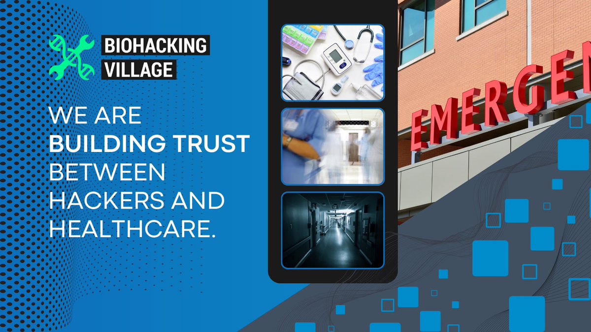 DC_BHV's tweet image. We’re building trust between #hackers and #healthcare.
At #DEFCON33, the #BiohackingVillage is showcasing how #cybersecurity strengthens #patientsafety.
@MediaTJC - join us & see what collaborative safety looks like!
🔗 villageb.io
#jointcommission #collaboration