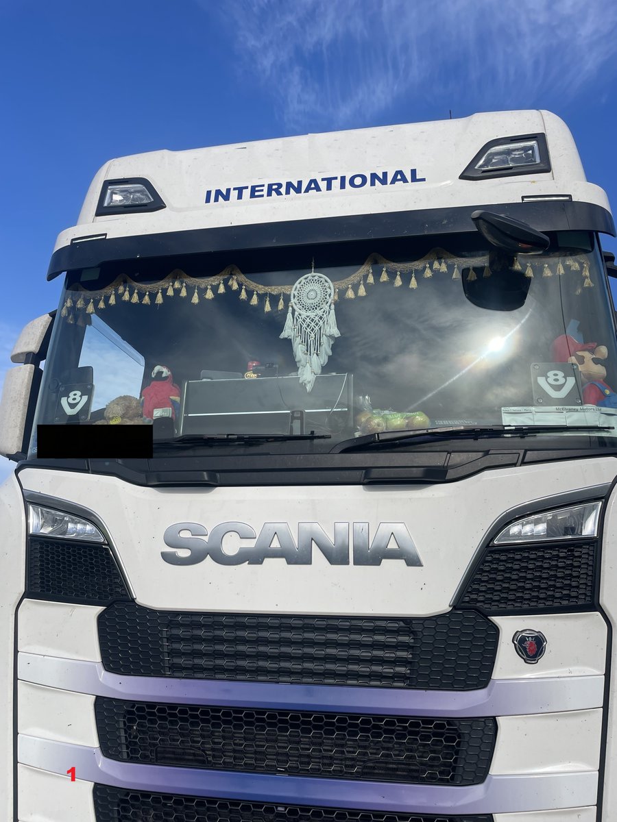 DVSAEnforcement's tweet image. #Spotted #M6
Immediate Prohibition & Fixed Penalty Notice for the items obscuring the windscreen🚨
Weight Prohibition & Fixed Penalty Notice for2️⃣tonnes overweight on the trailer🚨
Immobilised✅
Unsafe vehicle dealt with✅
#DVSA #KeepingRoadsSafe #ObscuredWindscreen