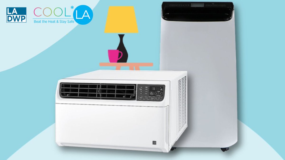LADWP's tweet image. As temperatures rise across the region, we relaunched our popular #CoolLA initiative to help customers beat the heat & stay cool with rebates of up to $275 on air conditioners for income-qualified customers. More: ladwpnews.com/ladwps-cool-la…
