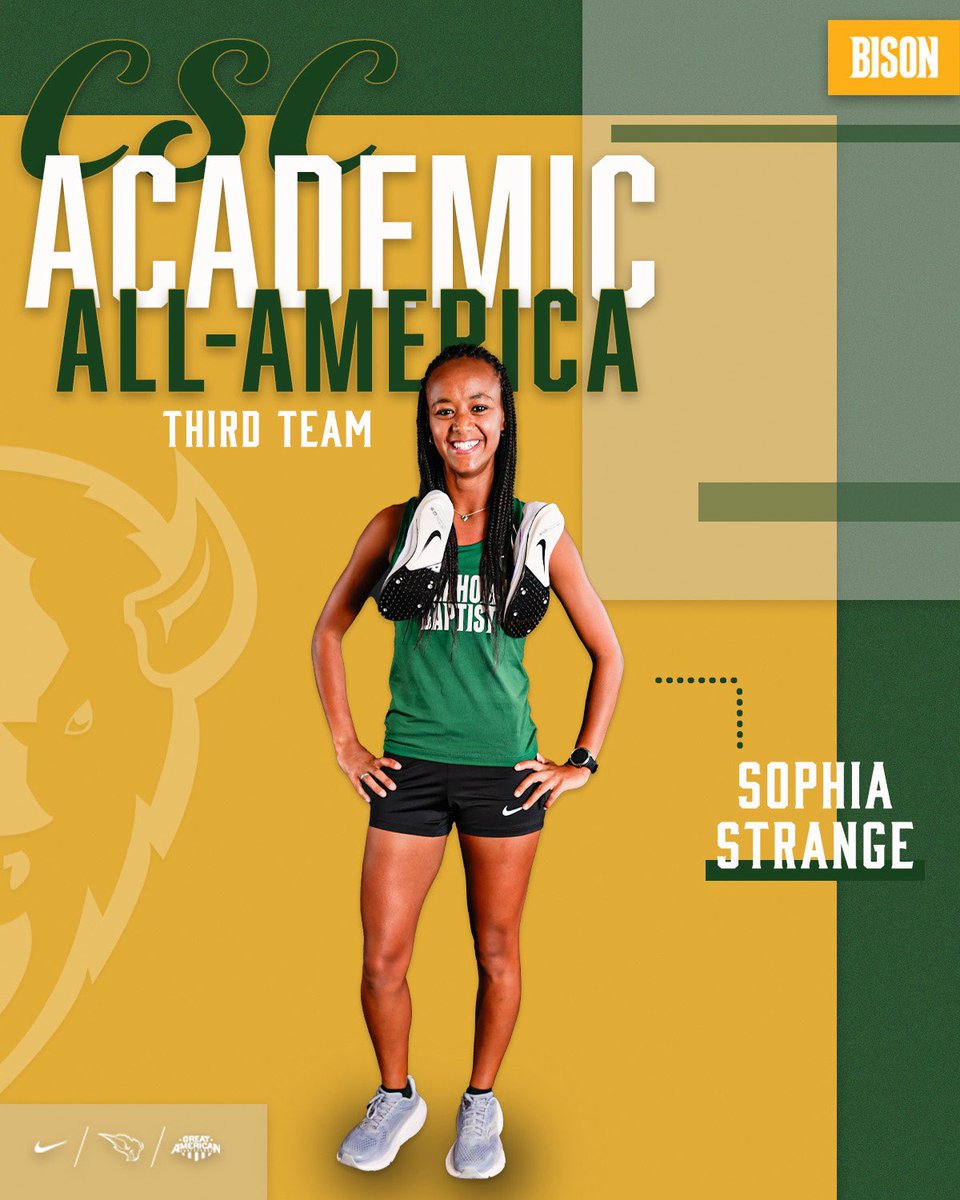 Is there anything this girl can’t do?! 👏

Join us in congratulating Sophia Strange on her CSC Academic All-America Team honors!📚🏅