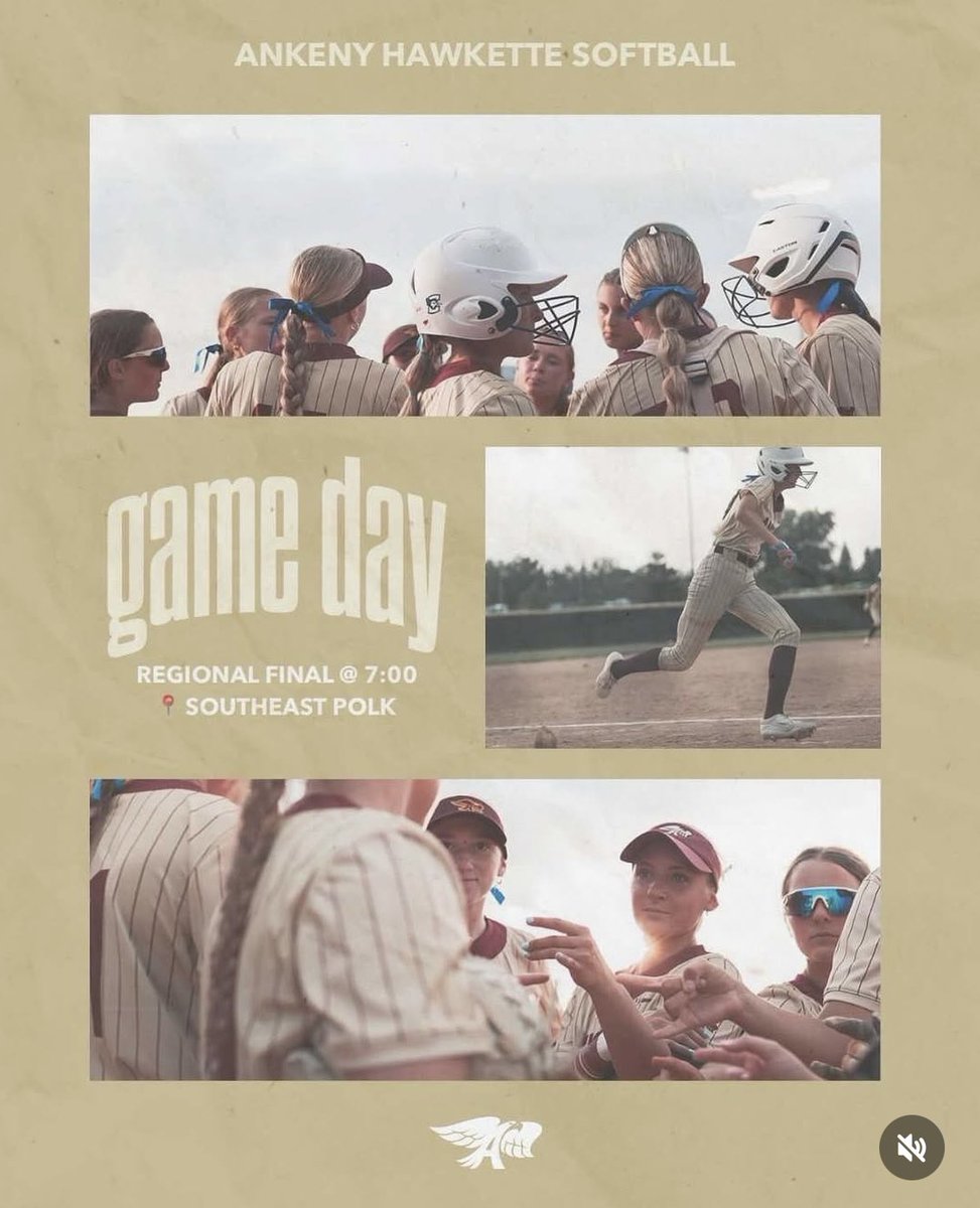 🚨 GAME DAY 🚨 

🚩 Softball Regional Playoffs

Ankeny 🆚 Southeast Polk

📺 : tinyurl.com/m9v72ere/ia/ig…
🗓️ : Tuesday, July 15
⏰ : 7:00 PM
📍 : Southeast Polk High School
🥎 : Region 6 - Championship