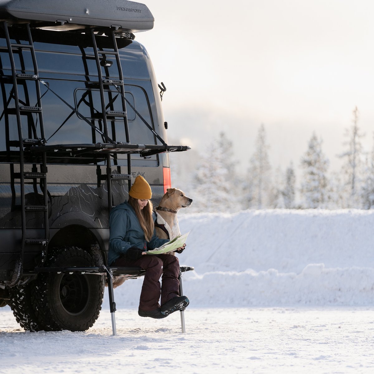 Outsidevan's tweet image. It’s 100° out now… but how many days until you’re chasing the snow in your van? ❄️ Got winter van plans? Now's the time to start dreaming! Drop ‘em below &amp;amp; let the countdown begin! ⬇️🚐 #skiseasonisjust4monthsaway