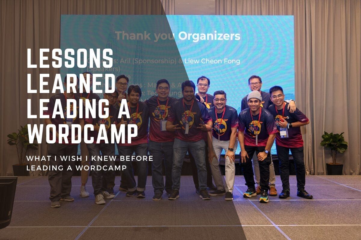 WPMoree's tweet image. Leo Koo shares hard-earned lessons from leading WordCamp Malaysia in 2023 and 2024. Koo reflects on venue mistakes, running out of food, and the importance of early sponsor outreach and marketing
→ leokoo.com/wordcamp-organ…
(h/t: @therepositorywp) #WordPress #WordCamp