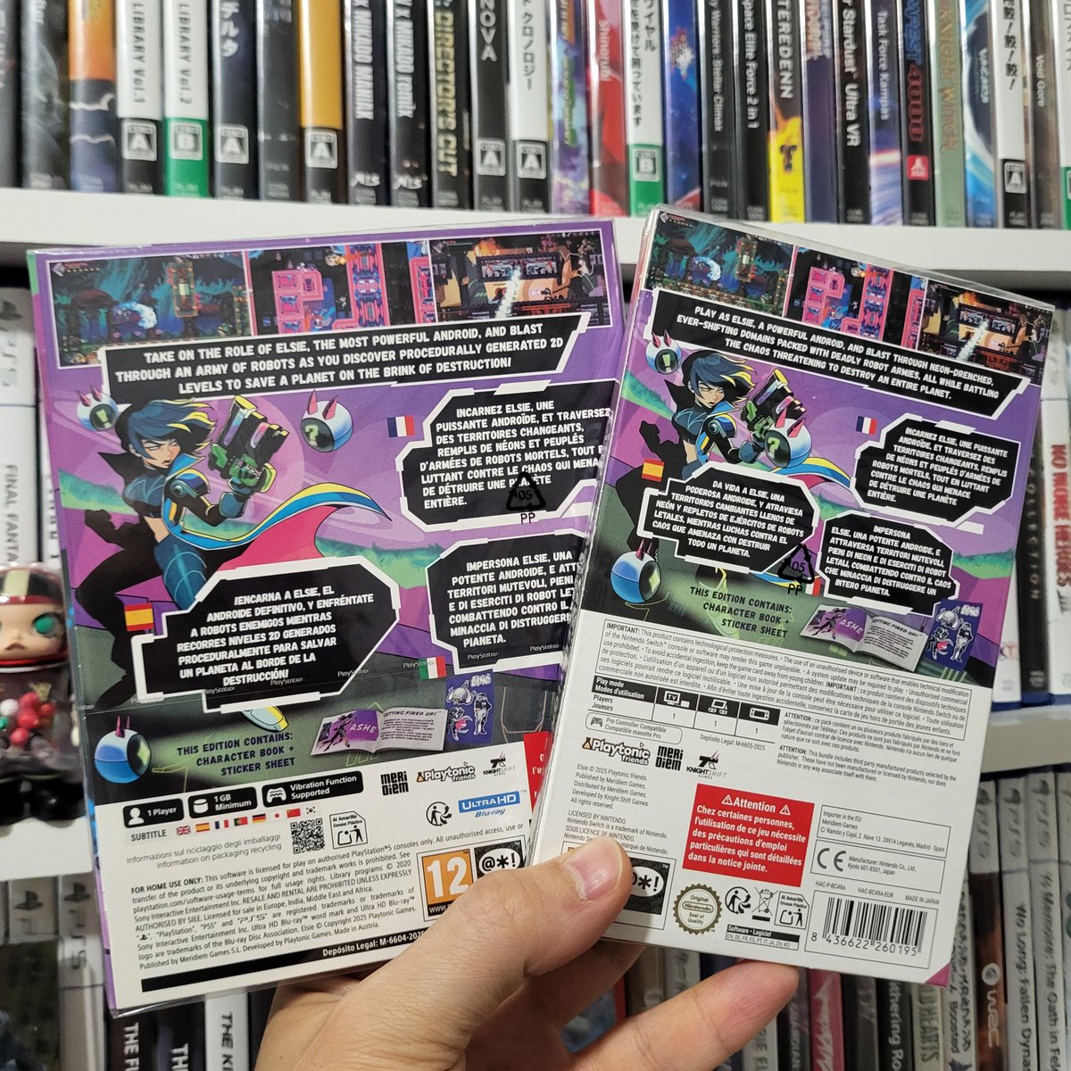 16BitsEra's tweet photo. Acaba de salir la edición Magitek de Elsie que incluye un pequeño manual, pegatas y Slipcover. 

Si os gustan los plataformas de acción frenéticos con backtracking, futuristas y súper coloridos, palante. Y está rebajado a 29,99€ en PS5!!

https://t.co/AaNmvSviyg
#Afiliado https://t.co/R2BnaWS5VG