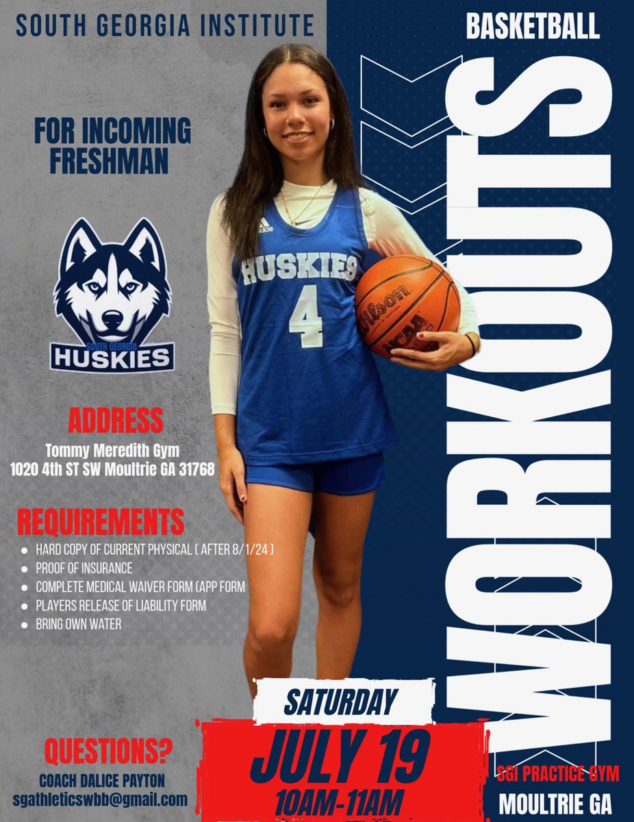 Meet us Saturday at South Georgia Institute for the opportunity to earn scholarships!