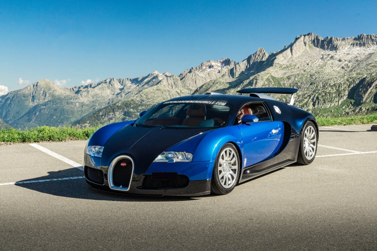Bugatti's tweet image. Elegance meets elevation.
The BUGATTI VEYRON ascended the Swiss Alps, reaffirming its legacy at the Supercar Owners Circle in Andermatt. A celebration of the most iconic supercars, past and present.
#BUGATTI #VEYRON #SUPERCAROWNERSCIRCLE
–
bugatti.link/consumption