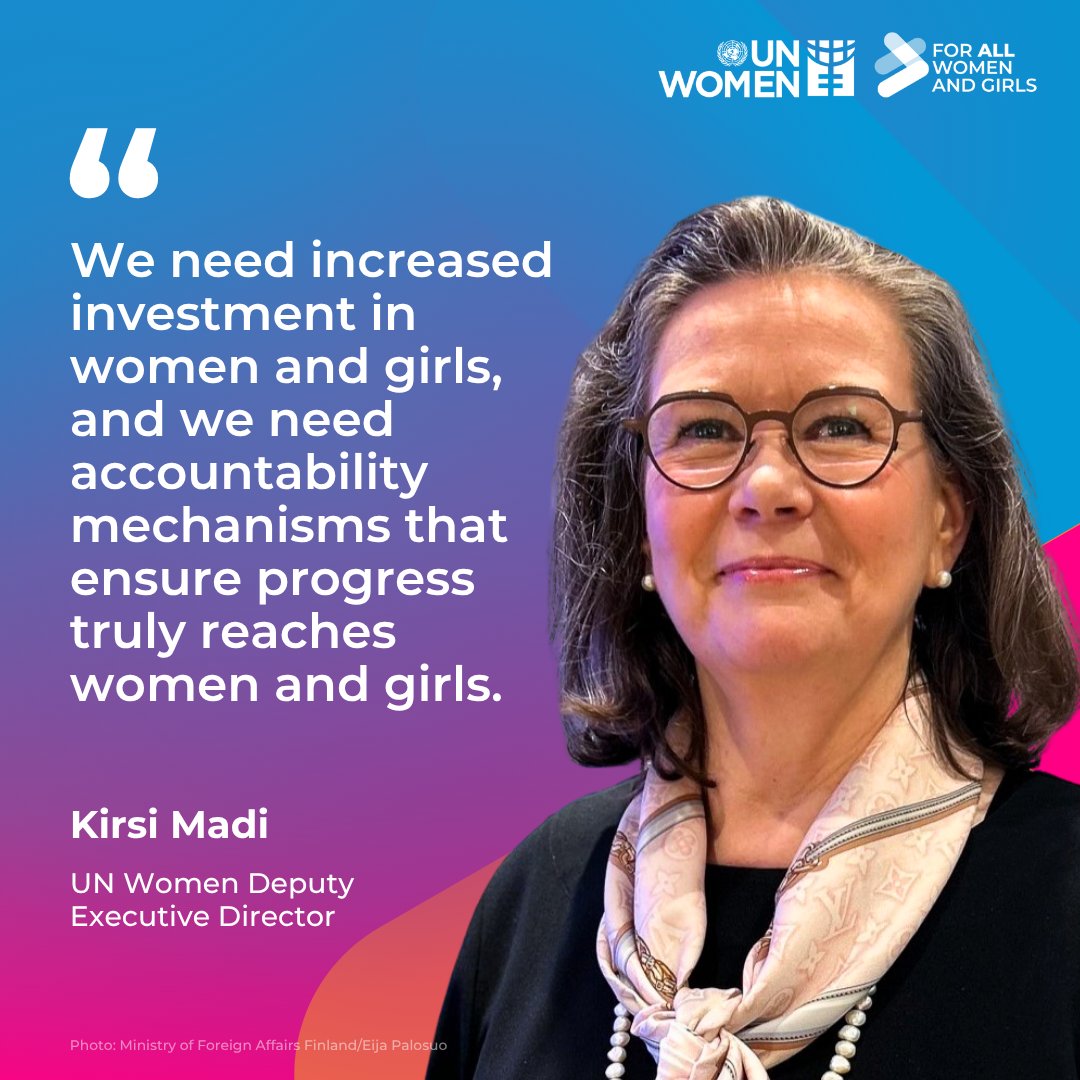 3 years into the full-scale invasion of #Ukraine, women and girls continue to bear the heaviest burden.

Yet, they're leading Ukraine's future with strength, courage, and resilience.

See why lasting change #ForAllWomenAndGirls requires long-term investment: