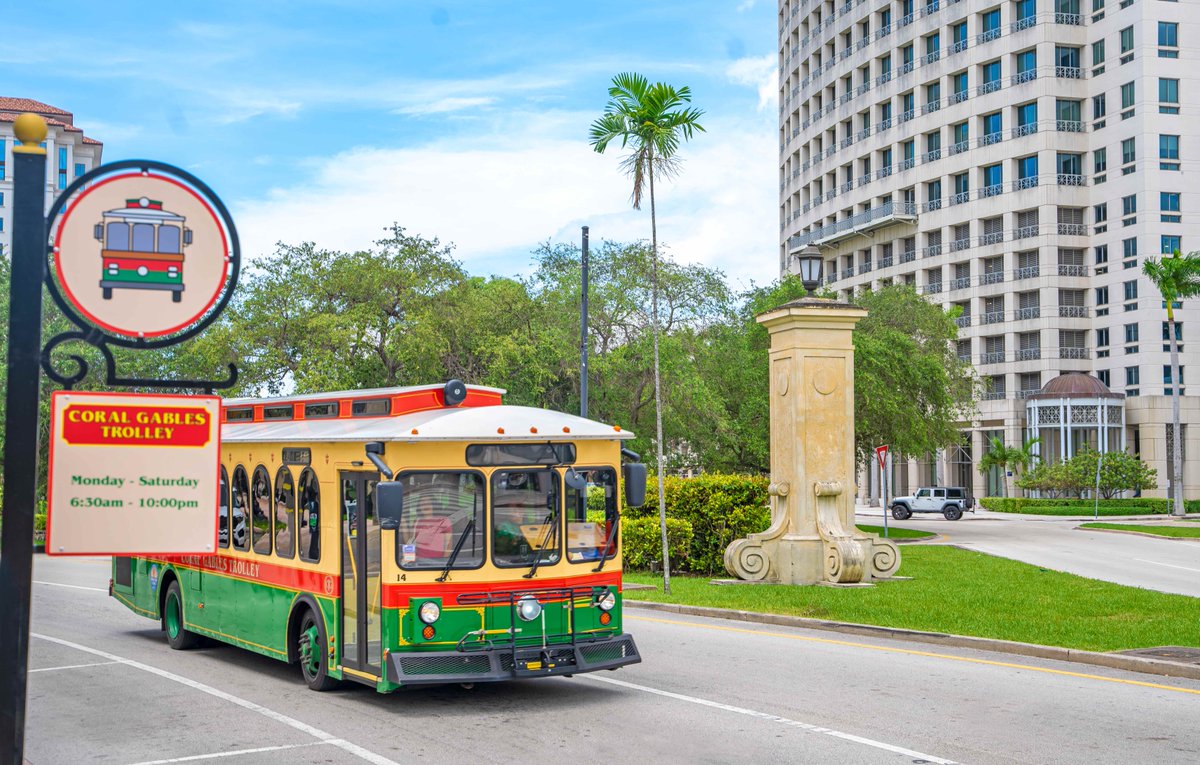 Coral Gables trolley stops are getting more accessible.  ADA improvements are underway to stops along Ponce de Leon Blvd. from south of San Lorenzo Avenue to Douglas Road. Trolley stop enhancements will add benches, trash receptacles and bike racks. Project begins July 21.