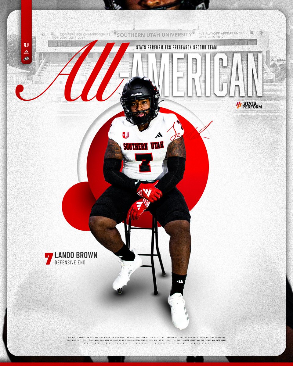 Some well-deserved preseason recognition for our guy Lando 👏 

📰 : tinyurl.com/2w7bmba8

#WeChase ⚡️ #TBirdNation ⚡️ #RaiseTheHammer