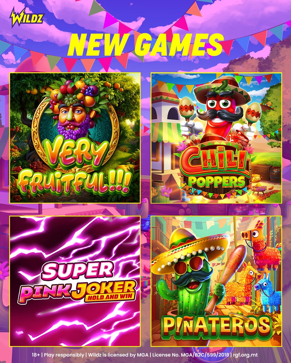 New Games Released 🕹️

Let us know which one you will be playing first 🎰

.
.

T&amp;Cs Apply | 18+ | Please Gamble Responsibly | Wildz is fully licensed by The Malta Gaming Authority MGA/B2C/599/2018 | gamblingtherapy.org

#slots #onlineslots #gambling #NewSlots #NewSlotRelease