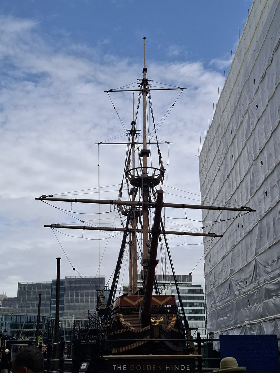 A Tudor style morning with a guided tour of the Tower of London finding out about Elizabethan prisoners, then a talk from Mr Baker about Francis Drake and the Golden Hinde. #HistLondon2025