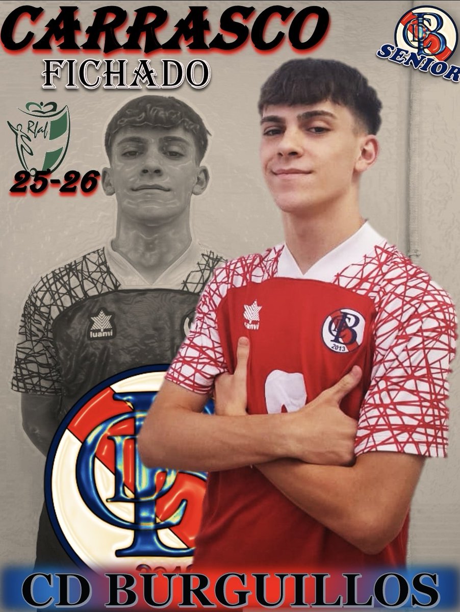 #CDBSenior

🔊 NUEVO FICHAJE

JUSUS CARRASCO se convierte en nuevo jugador de nuestro senior, aunque las dos ultimas temporadas estuvo es nuestro juvenil,  Carrasco pasa este año a categoría Senior. Refuerzo de lujo para El Mister.
Mucha suerte Carrasco, Disfruta de la temporada