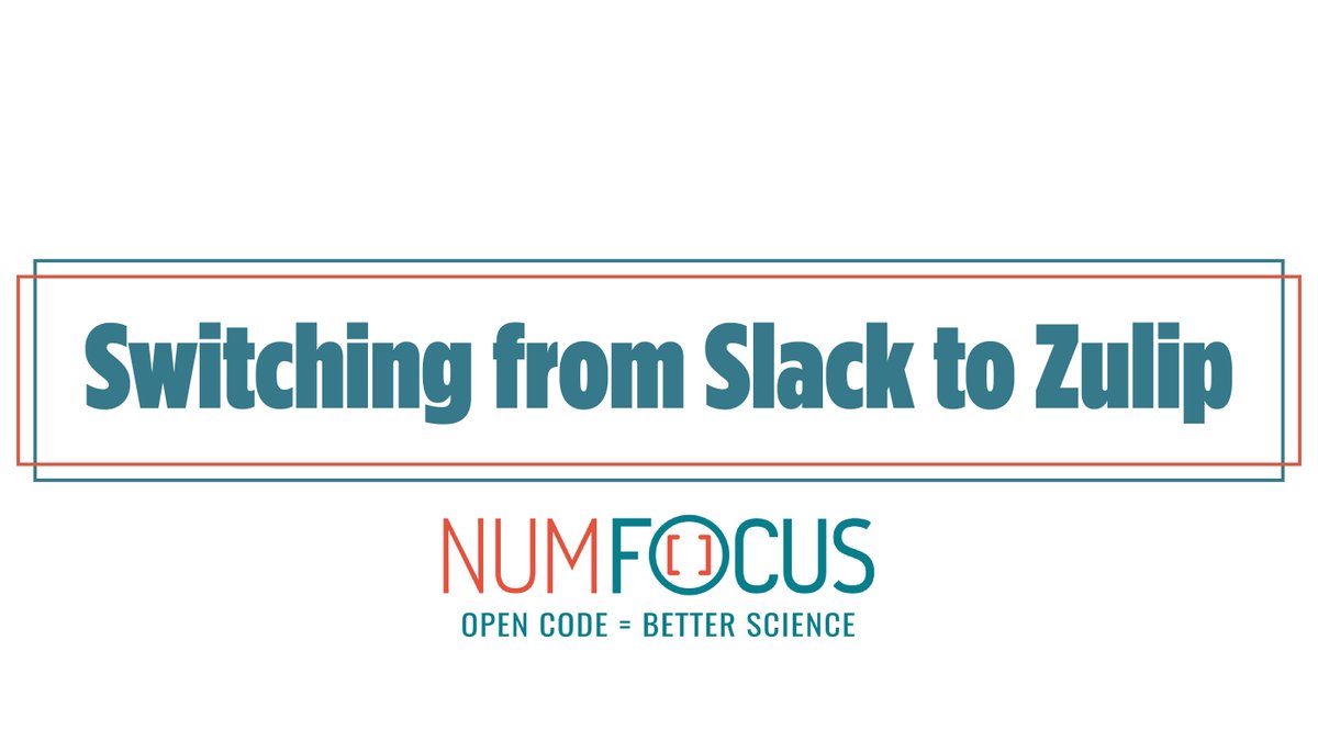 NumFOCUS's tweet image. Don’t want to join us as we transition to Zulip? No problem. You can opt out here: hubs.la/Q03wJJ6t0