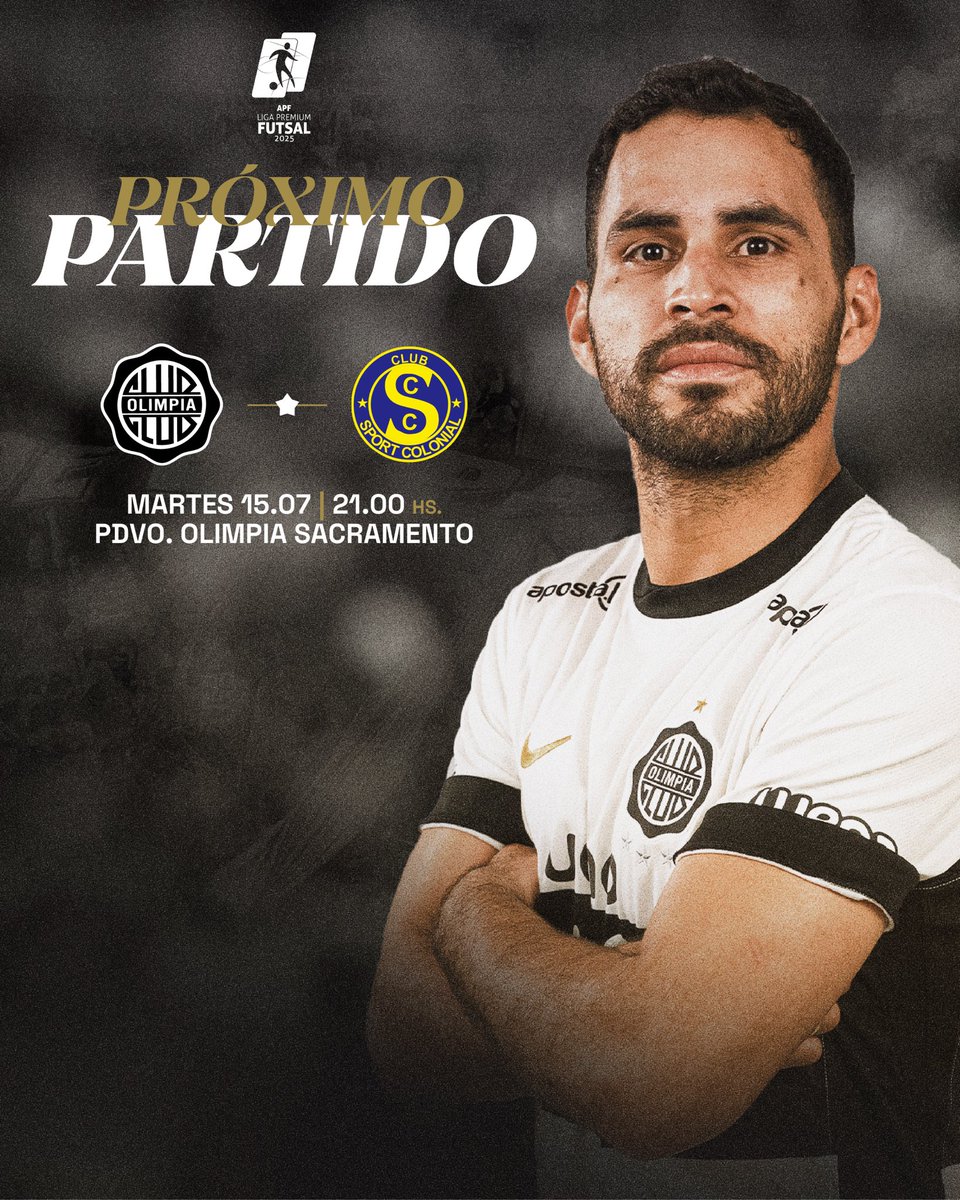 🔜 Próximo partido:

Recibimos a Sport Colonial en nuestra sede de Sacramento. 

¡Por otra victoria más! 💪🏻

#SoyDelOlimpia ⚪️⚫️⚪️