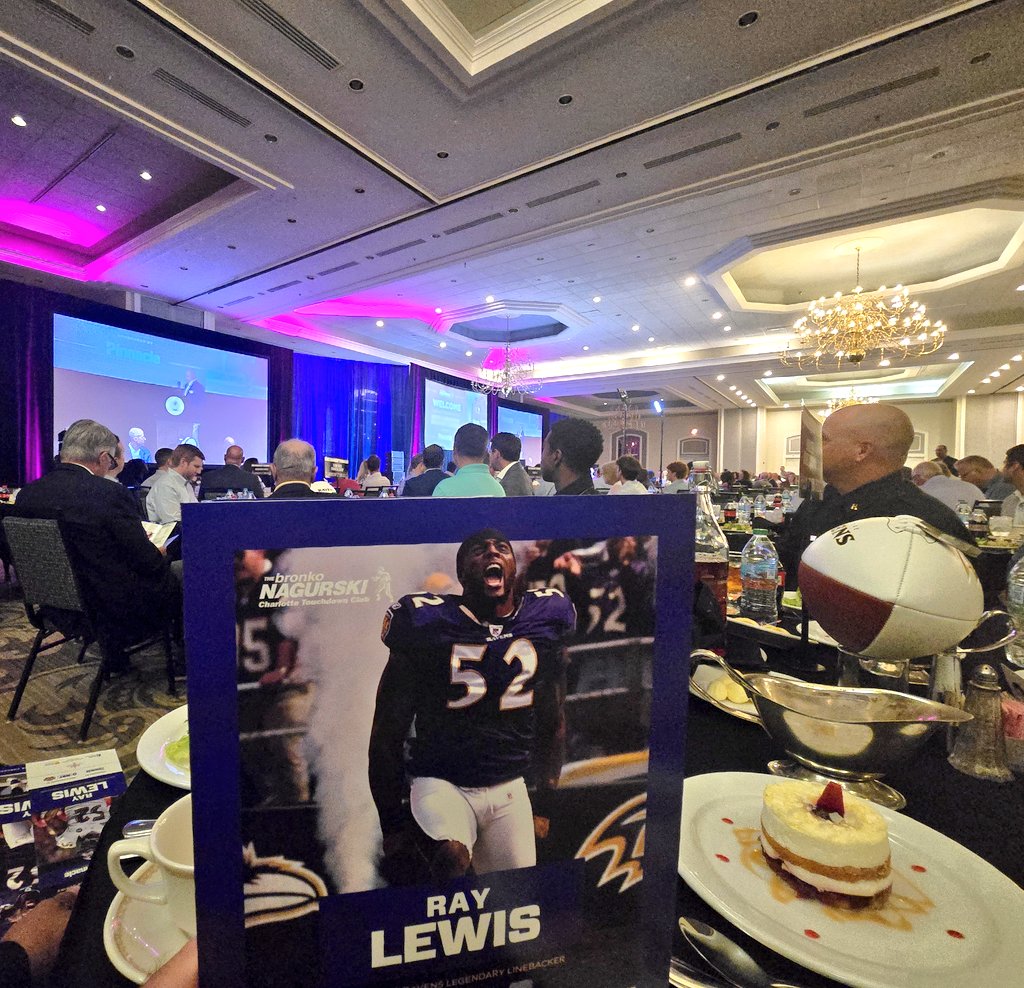 Representing <a href="/KnotholeNC/">Knothole Foundation of the Carolinas</a> at today's <a href="/CTouchdownClub/">CLT Touchdown Club</a>. Always a great event!