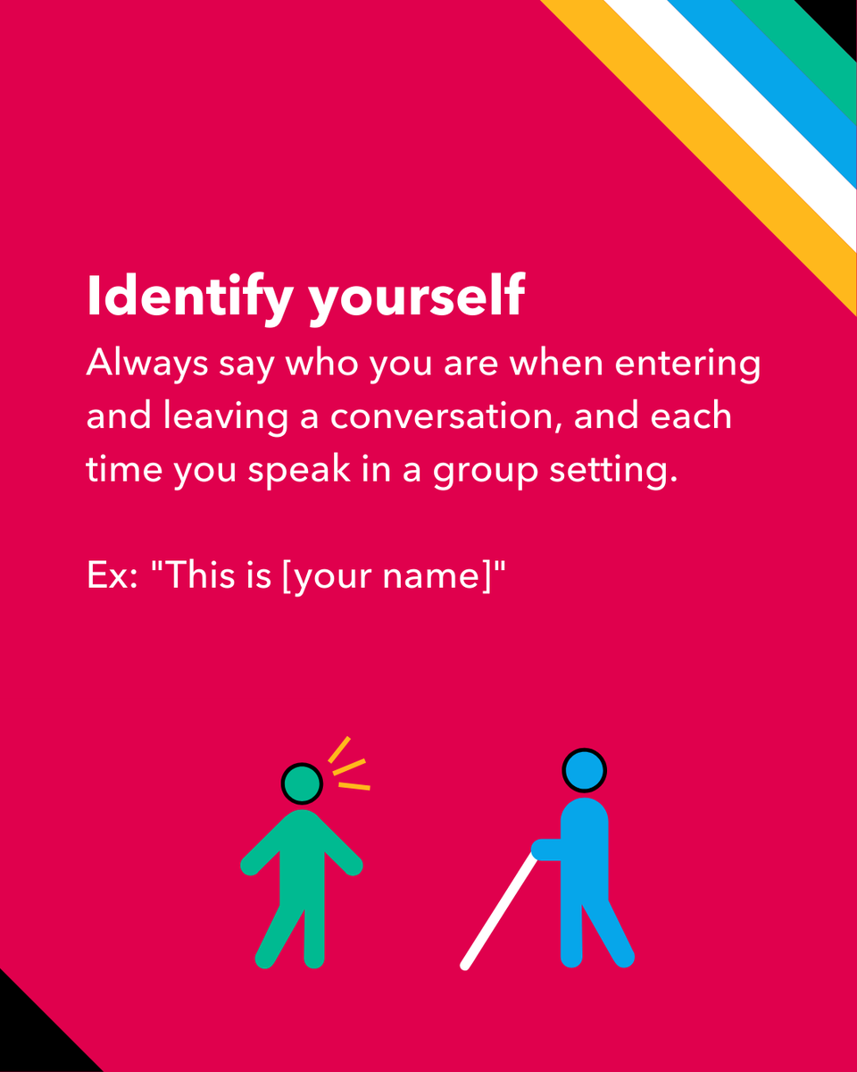 PerkinsVision's tweet image. July is #DisabilityPrideMonth, and people with disabilities make up 15% of the world's population. 💙 Check out these 3 tips for interacting with individuals who are #Blind or #LowVision.🧑🦯