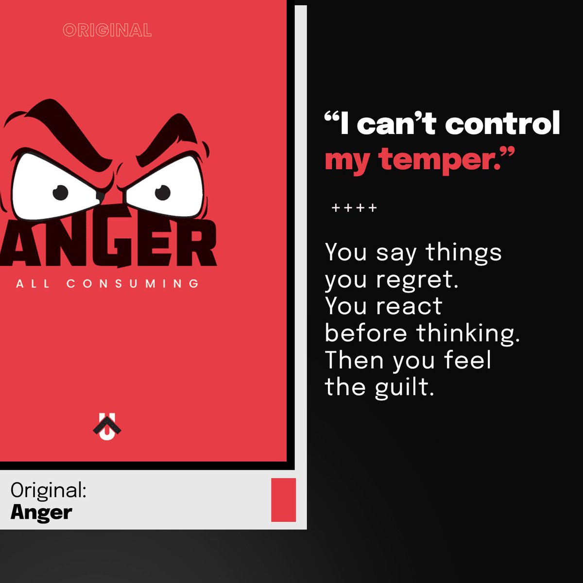 You say things you regret. You react before thinking. Then you feel the guilt.
🔥 Anger by Uncommen helps you identify triggers, submit them to Christ, and build emotional discipline. uncommen.org/product/anger/ 
🔐 Get full access to this: uncommen.org/membership
 #AngerToPeace