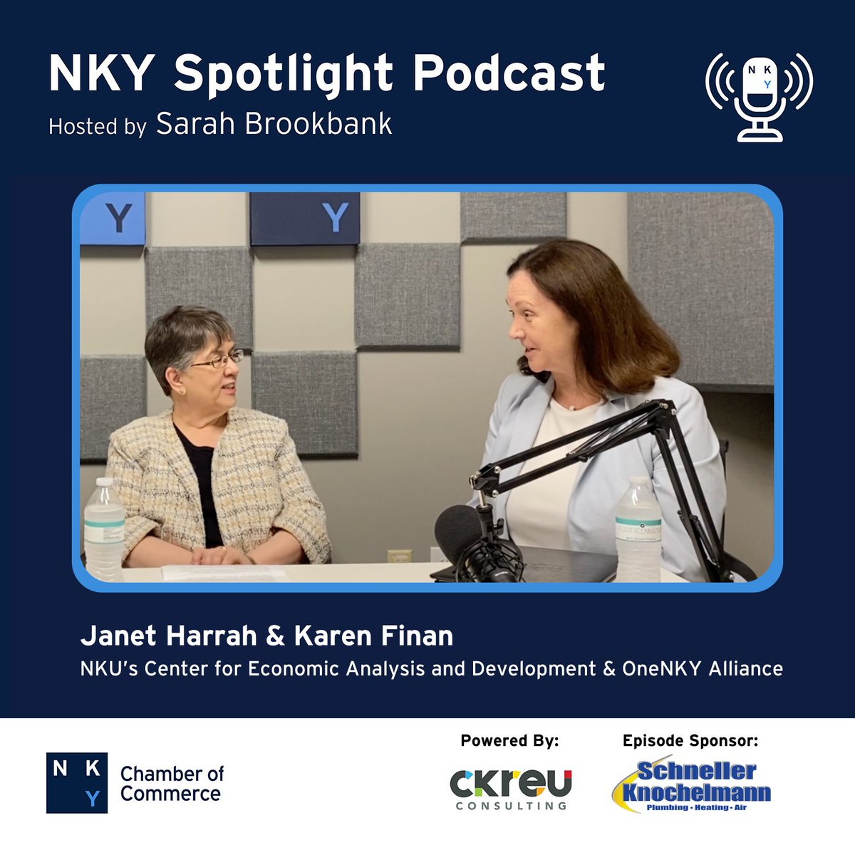 OneNKY_Alliance's tweet photo. Our CEO Karen Finan joins CEAD Senior Director Janet Harrah to discuss the upcoming event and Community Road Map Initiative on the @nkychamber Spotlight Podcast. Tune in NOW on the NKY Chamber Facebook page or listen at https://t.co/fEmxMzCM7T. https://t.co/lkBj74UKQe