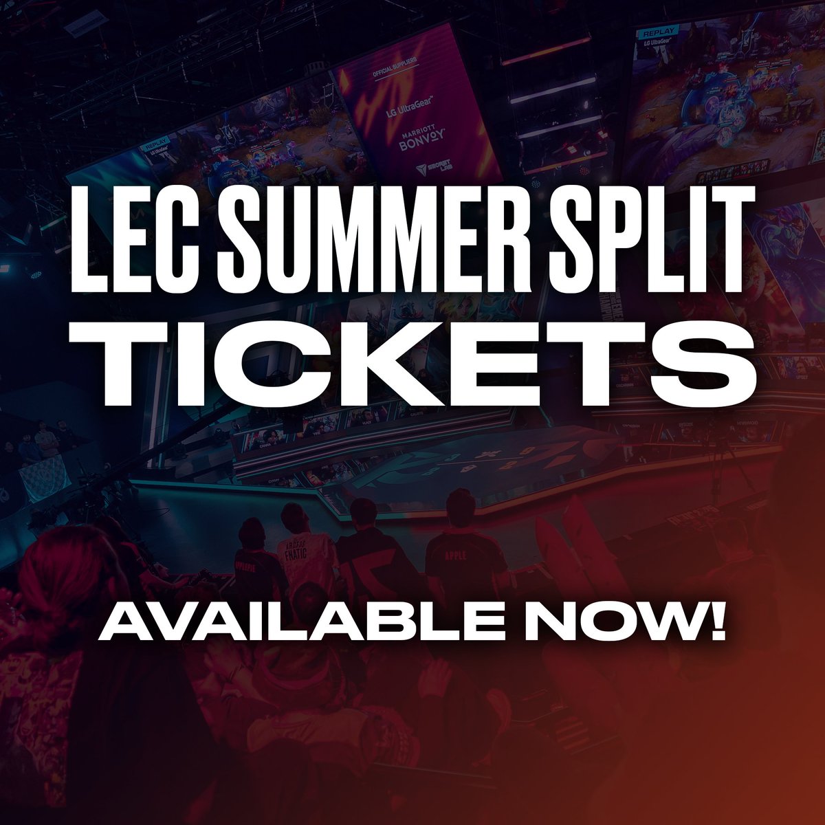 LEC's tweet image. The #LEC returns on August 2!
Tickets for the Summer Split are available NOW! 🎟️
▶️ lec.gg/tickets