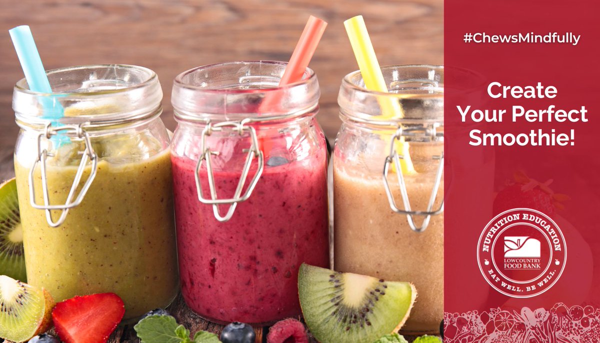 🍓✨ Want to blend up the perfect smoothie? Here is our secret formula for a balanced, healthy smoothie that’s low in sugar, packed with fiber, and totally delicious! 🥤💚 Follow this framework to treat your taste buds!

 🌱View here: ow.ly/lYgU50Wq128
#ChewsMindfully