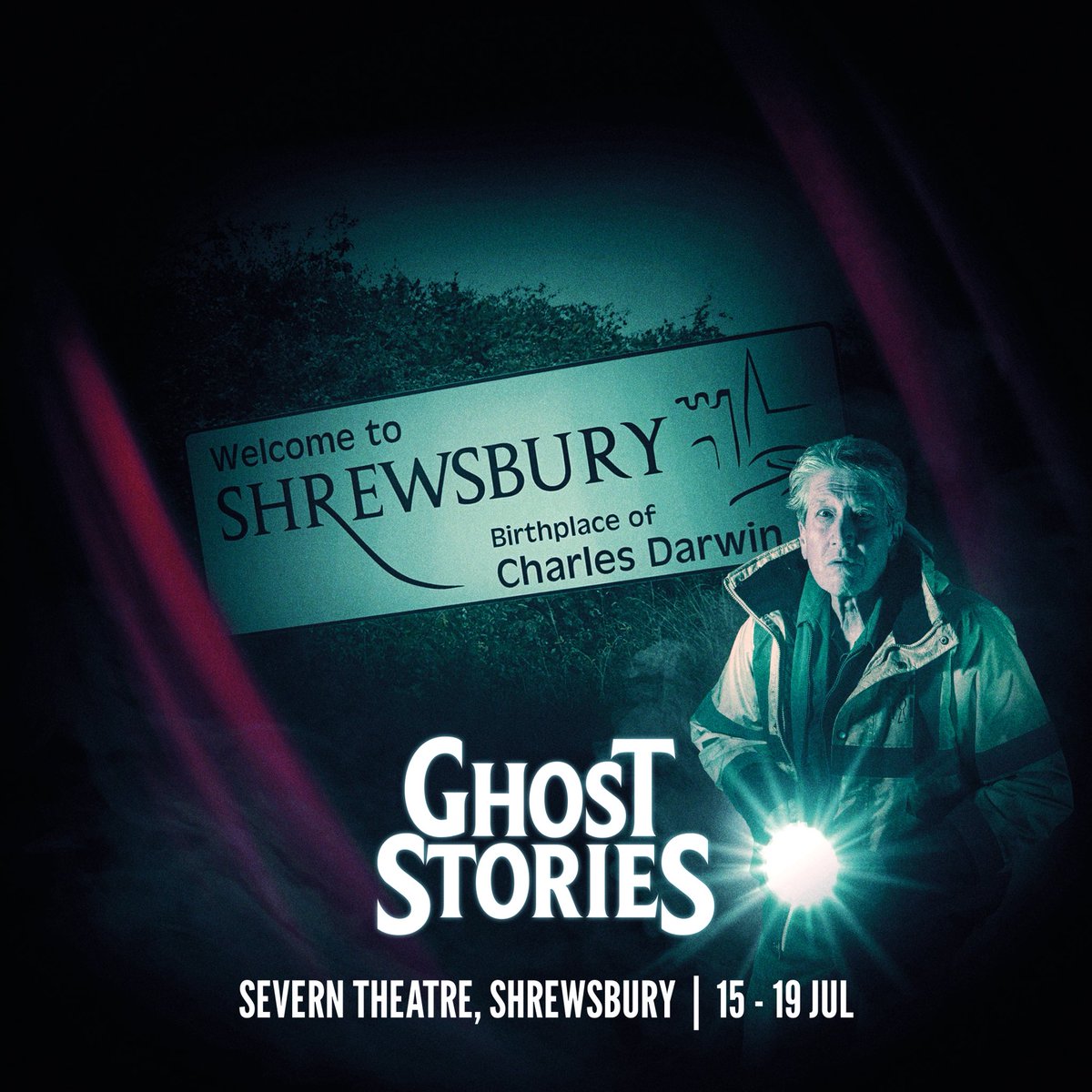 This week we’re scaring Theatre Severn, Shrewsbury until Saturday 19 July! 👻

Final tickets remain at ghoststoriesplay.com - are you brave enough to book? #GhostStoriesPlay
