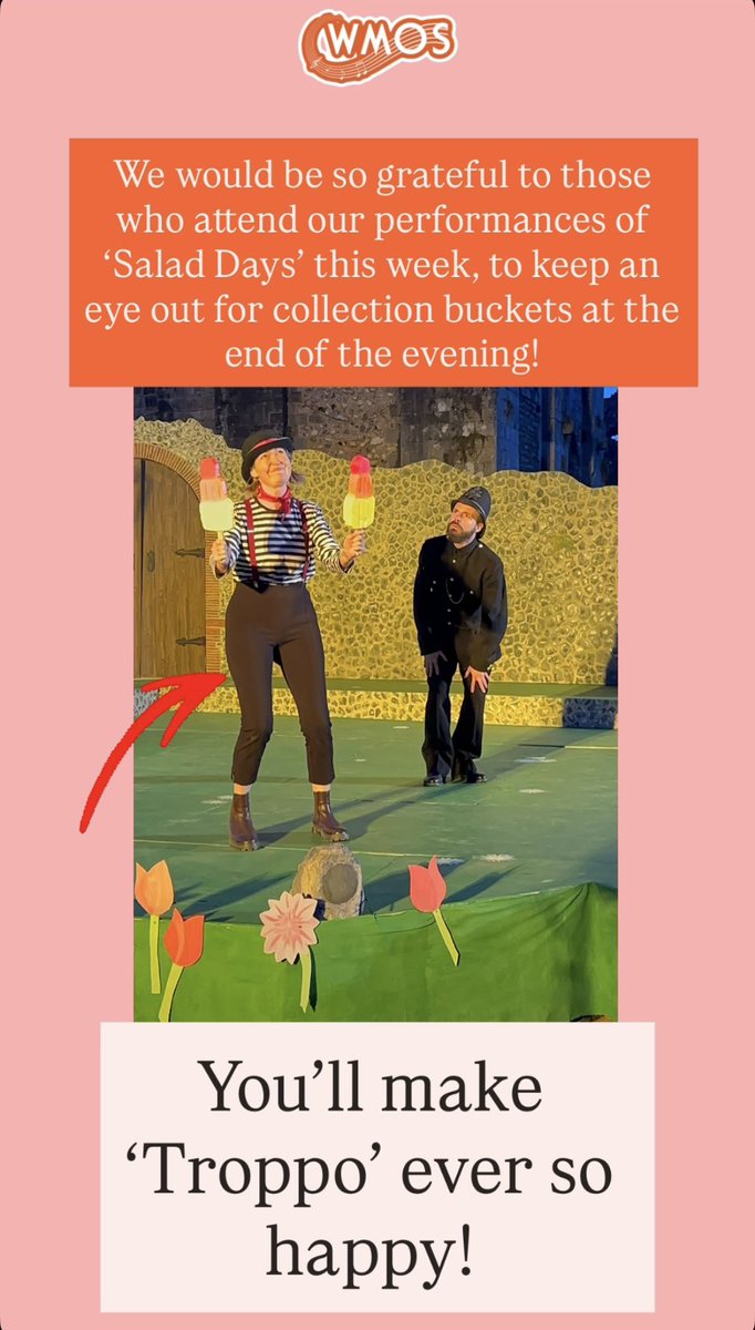 We are thrilled to be supporting <a href="/MunchCIC/">MunchCIC</a> as WMOS’ Charity of the Year!

#outdoortheatre #winchester #hampshire #charity #socialenterprise #communitycooking #supportlocal