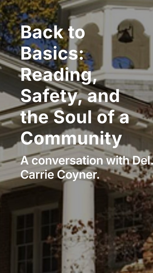 Virginia House GOP (@vahousegop) on Twitter photo In this week's Front Porch File, we sit down with Del. <a href="/CarrieCoyner/">Carrie Coyner</a> talk about whatās working, whatās broken, and what it means to rebuild trust from the ground up: from literacy reform to neighborhood safety, to making sure Virginiaās lights stay on.
vahousegop.substack.com/?r=5iw0rw&utm_⦠In this week's Front Porch File, we sit down with Del. <a href="/CarrieCoyner/">Carrie Coyner</a> talk about whatās working, whatās broken, and what it means to rebuild trust from the ground up: from literacy reform to neighborhood safety, to making sure Virginiaās lights stay on.
vahousegop.substack.com/?r=5iw0rw&utm_ā¦