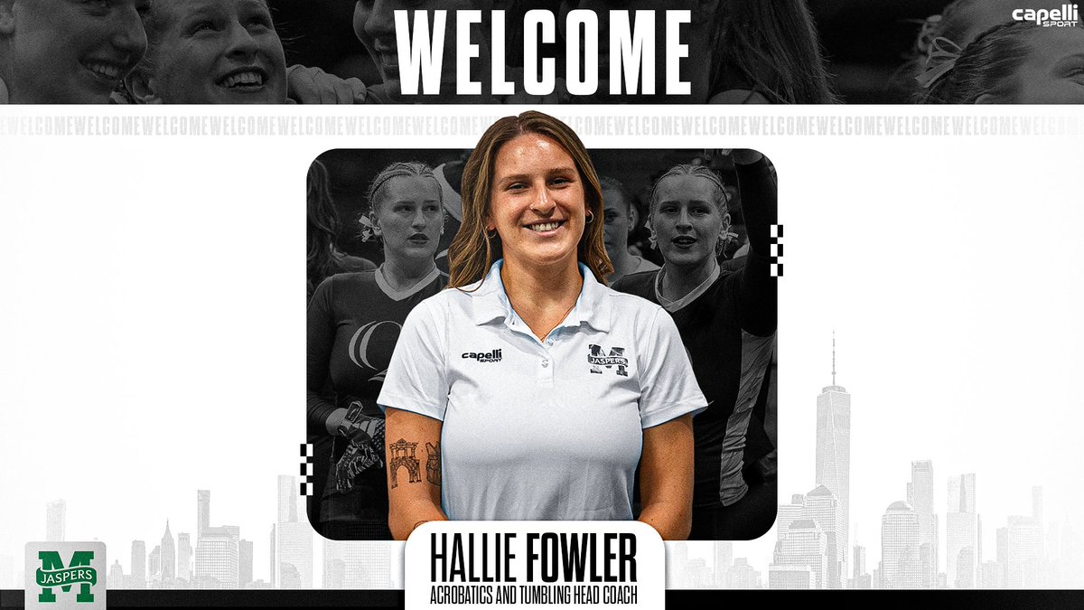 JaspersAcroTumb's tweet image. 🗣️: It&apos;s time to introduce our VERY first Head Coach! Please welcome Hallie Fowler to Riverdale ‼️

🔗: bit.ly/4eMTjfG

#GoJaspers | #JasperNation 🟢⚪️