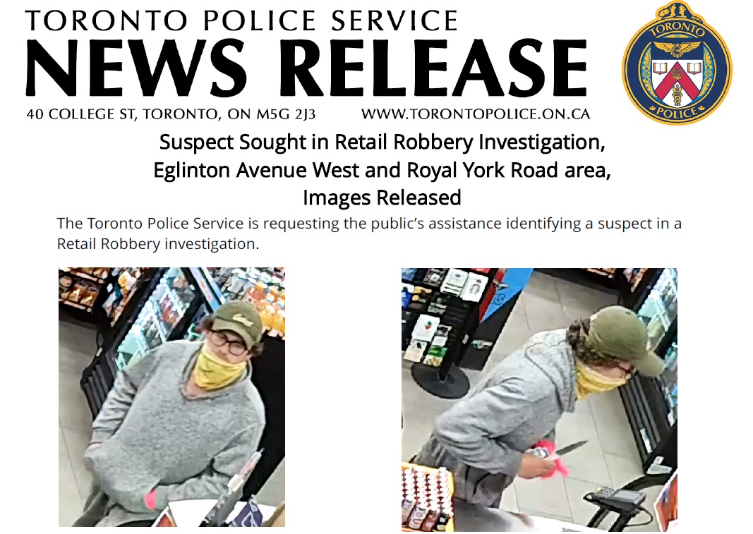 Toronto Police Hold Up Squad (@tpsholdup) on Twitter photo Help the <a href="/TPSHoldUp/">Toronto Police Hold Up Squad</a> identify a suspect who committed a Retail Robbery armed with a knife.
See media release (further photos available): tps.ca/media-centre/n… Help the <a href="/TPSHoldUp/">Toronto Police Hold Up Squad</a> identify a suspect who committed a Retail Robbery armed with a knife.
See media release (further photos available): tps.ca/media-centre/n…