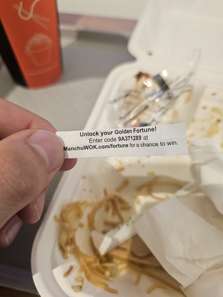 nic_lucc's tweet image. To my immense disappointment, I have just opened a fortune cookie that requires me to go online and input a code to view it. Lmao.