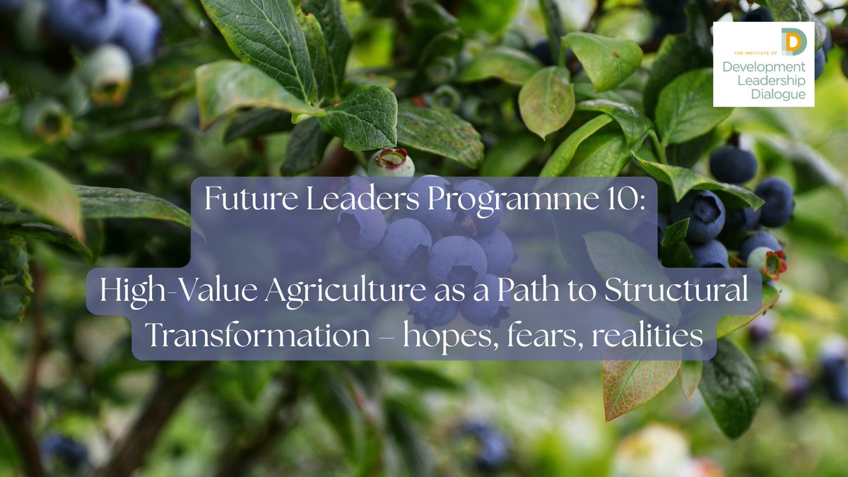 SOAS Development Leadership Dialogue (@soas_dld) on Twitter photo 🚀 <a href="/SOAS/">SOAS University of London</a> DLD welcomes applications for the upcoming Future Leaders Programme:
💡High-Value Agriculture as a Path to Structural Transformation – hopes, fears, realities🌎
📅 Date: 15 – 18 September 2025
📍 London
📌 Deadline: 18 July 2025
🔗apply here⬇️
tinyurl.com/yc3az3c8 🚀 <a href="/SOAS/">SOAS University of London</a> DLD welcomes applications for the upcoming Future Leaders Programme:
💡High-Value Agriculture as a Path to Structural Transformation – hopes, fears, realities🌎
📅 Date: 15 – 18 September 2025
📍 London
📌 Deadline: 18 July 2025
🔗apply here⬇️
tinyurl.com/yc3az3c8