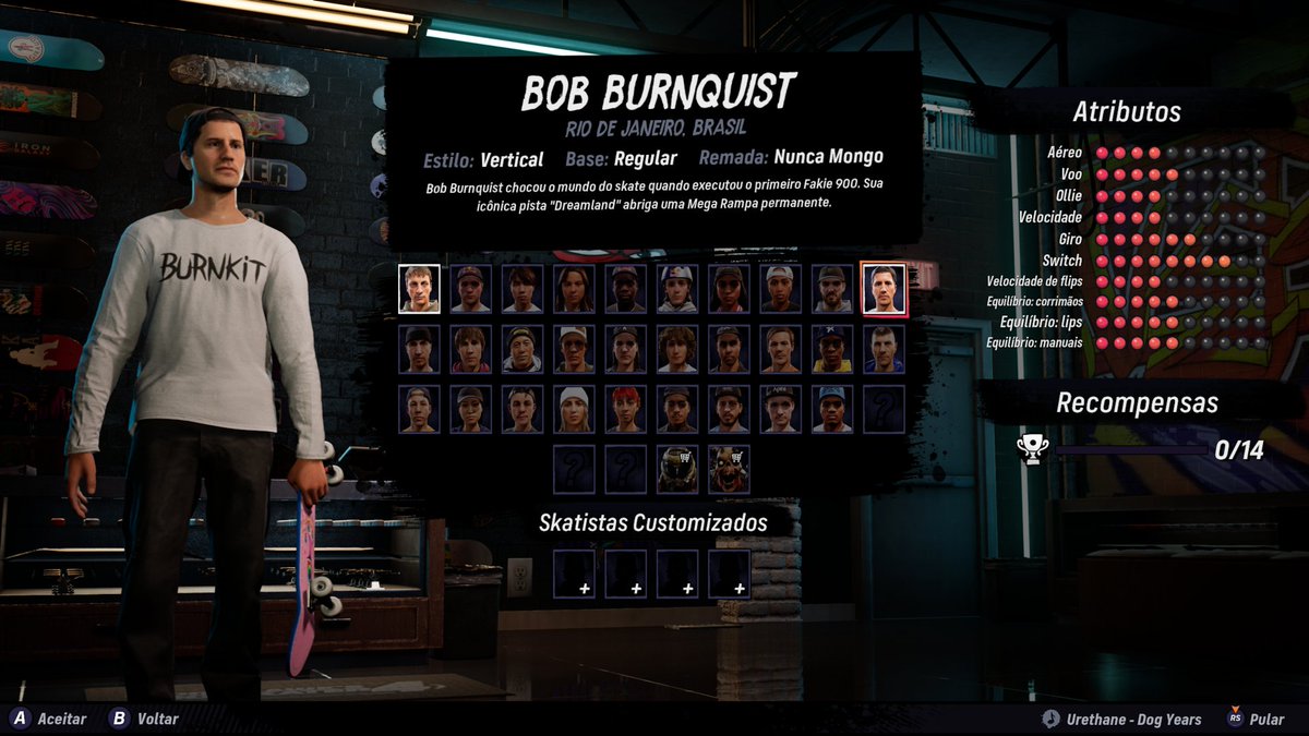 LFXGamer's tweet image. Agora bora de Tonho Falcão Skatista Profissional 3+4! Já to na metade do 3! Haha Curto demais Tony Hawk (façam um remake do American Wasteland por favor)!