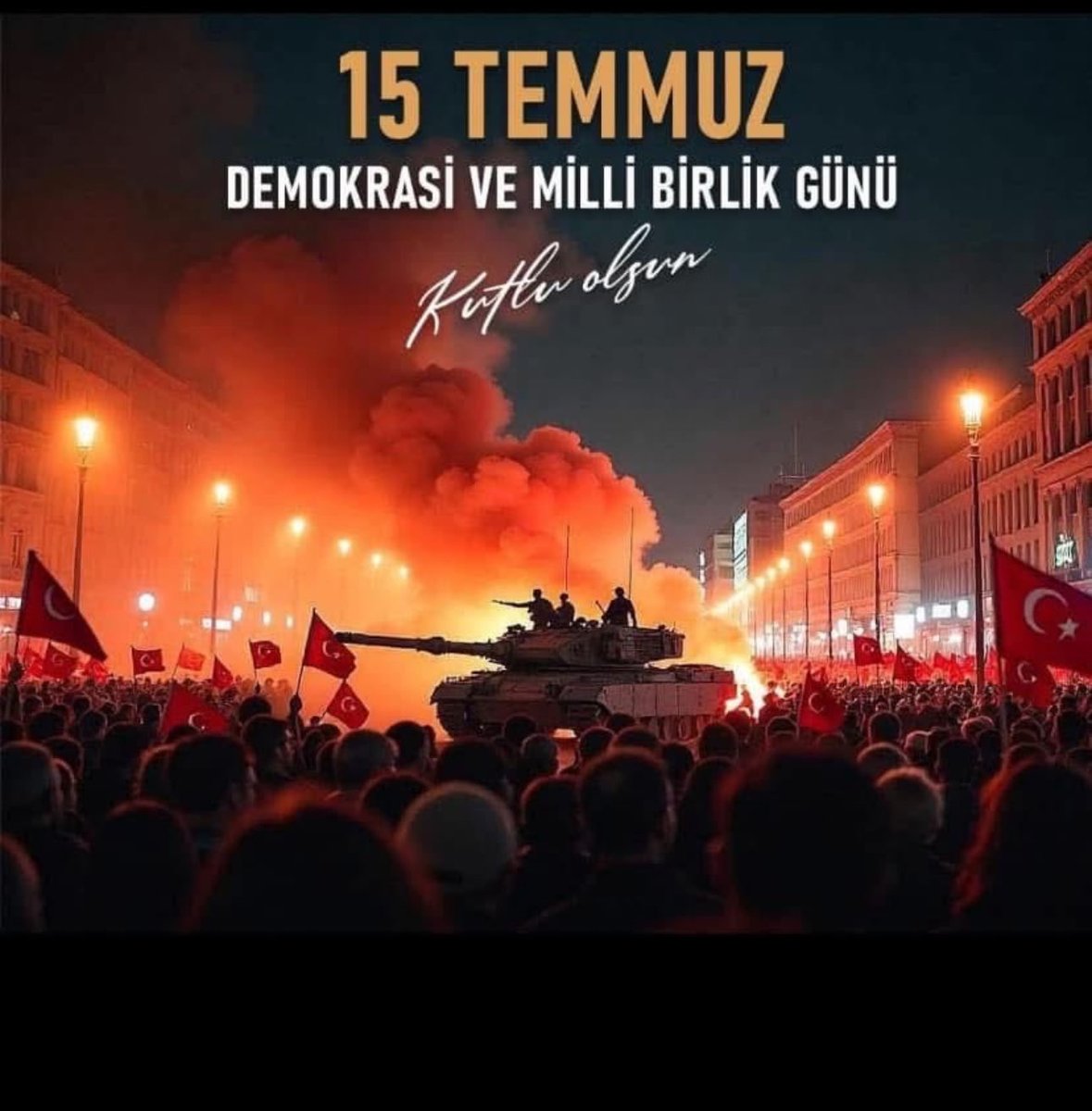 15 Temmuz Demokrasi ve Milli Birlik Günü'nde, tüm şehit ve gazilerimizi rahmetle, minnetle ve saygıyla anıyorum. 🇹🇷 🇹🇷 🇹🇷