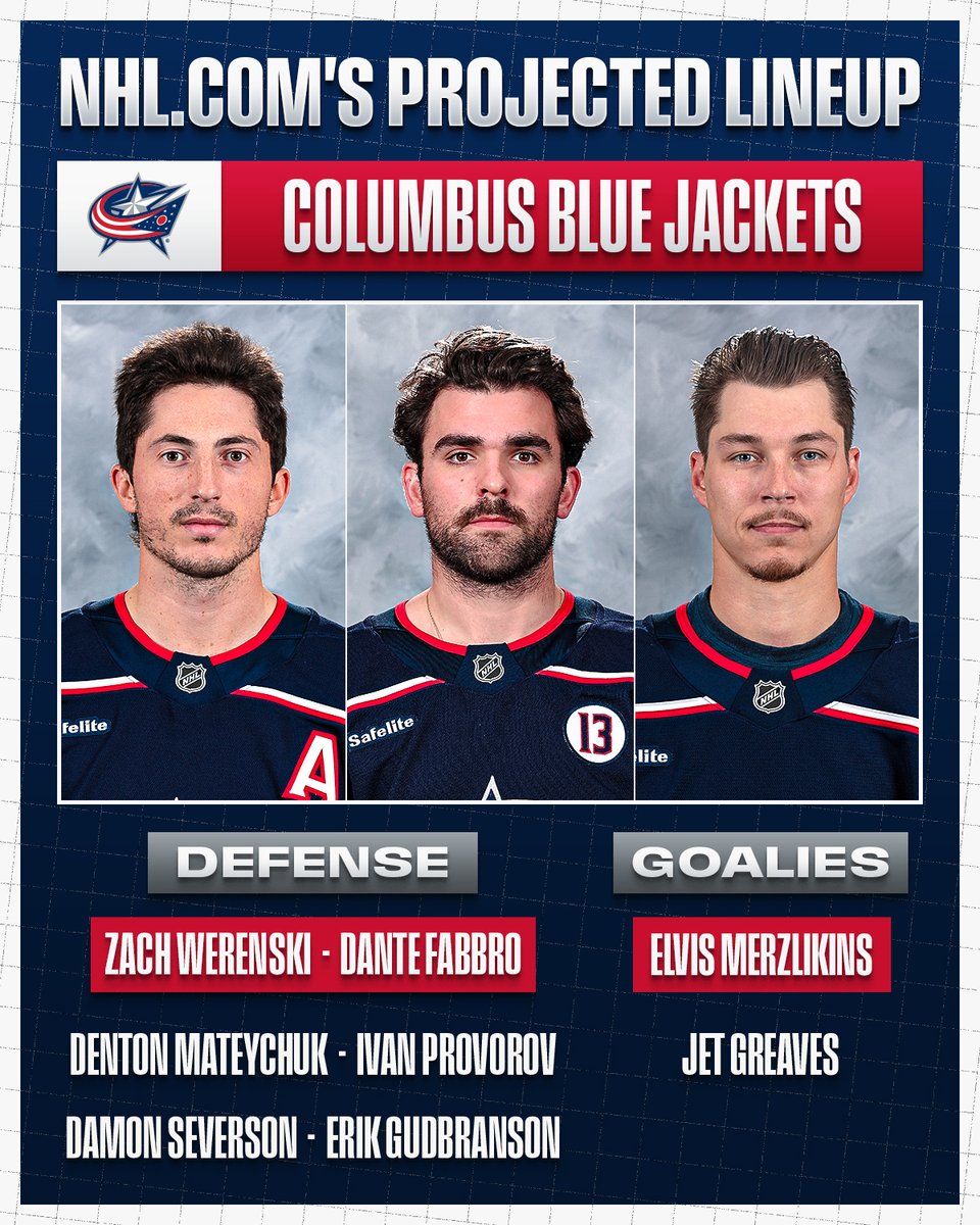 The <a href="/BlueJacketsNHL/">Columbus Blue Jackets</a> are looking to make the #StanleyCup Playoffs this upcoming season for the first time since 2019-20...

Will they be able to do so with this projected lineup? 👀

Read more from <a href="/NHLdotcom/">NHL.com</a> ➡️ spr.ly/60164f26r