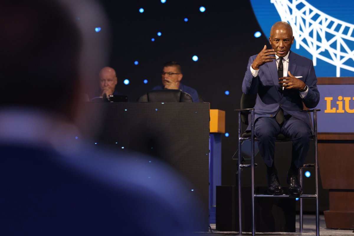 GPBrentBooker's tweet image. Honored to join my friend @SouthernCompany CEO Chris Womack for a fireside chat at the 2025 #LIUNA Leadership Conference.
We’re not on the sidelines—we’re on the frontlines. LIUNA is building the energy future. Union-built. Start to finish.